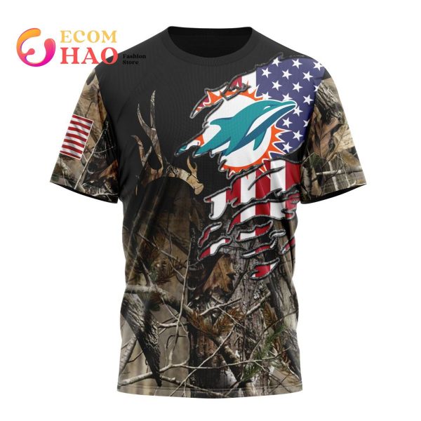 Personalized NFL Miami Dolphins Camo Realtree Hunting Cap - LIMITED EDITION