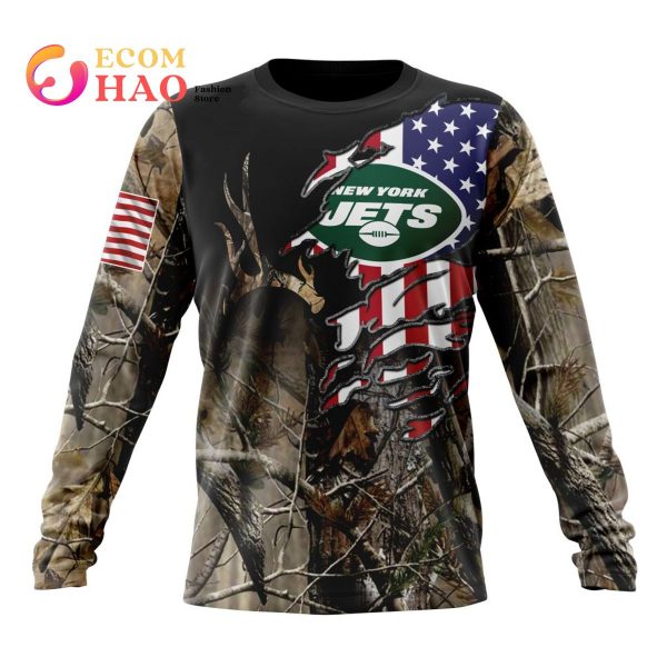 NFL New York Jets Camo hunting 3d shirt, hoodie • Kybershop