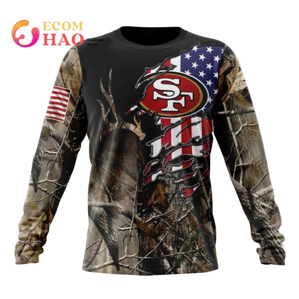 San Francisco 49ers Hoodies Camo Styles 3D Print V25 - Tana Elegant