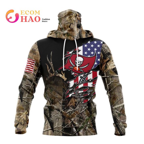 NFL Tampa Bay Buccaneers Special Camo Realtree Hunting 3D Hoodie
