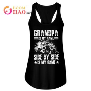 Grandpa Is My Name Side By Side Is My Game T-Shirt