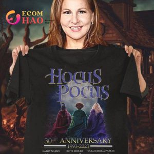 Hocus Pocus 30th Anniversary 1993-2023 We’re Back Witches Halloween T-Shirt