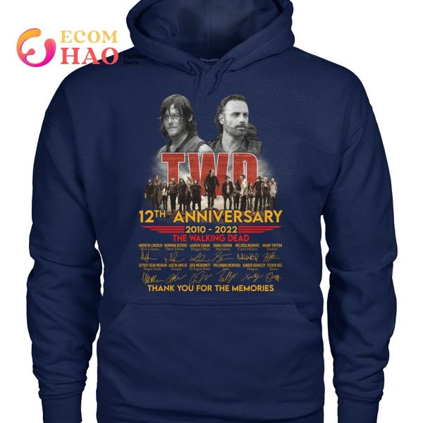 The Walking Dead 12TH 2010-2022 Thank You For The Memories T-Shirt