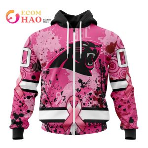 NFL Carolina Panthers Specialized Design I Pink I Can! In October We Wear Pink Breast Cancer 3D Hoodie