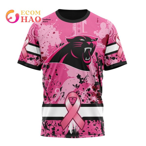 NFL Carolina Panthers Specialized Design I Pink I Can! In October We Wear Pink Breast Cancer 3D Hoodie