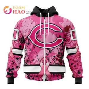 NFL Chicago Bears Specialized Design I Pink I Can! In October We Wear Pink Breast Cancer 3D Hoodie