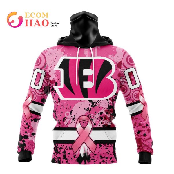 NFL Cincinnati Bengals Specialized Design I Pink I Can! In October We Wear Pink Breast Cancer 3D Hoodie