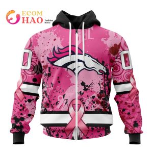 NFL Denver Broncos Specialized Design I Pink I Can! In October We Wear Pink Breast Cancer 3D Hoodie