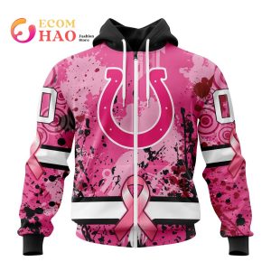 NFL Indianapolis Colts Specialized Design I Pink I Can! In October We Wear Pink Breast Cancer 3D Hoodie