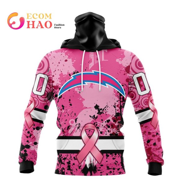 NFL Los Angeles Chargers Specialized Design I Pink I Can! In October We Wear Pink Breast Cancer 3D Hoodie