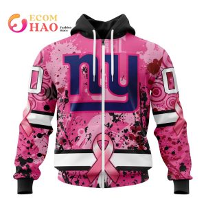 NFL New York Giants Specialized Design I Pink I Can! In October We Wear Pink Breast Cancer 3D Hoodie