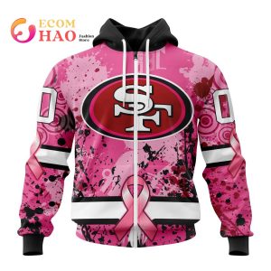 NFL San Francisco 49ers Specialized Design I Pink I Can! In October We Wear Pink Breast Cancer 3D Hoodie