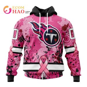 NFL Tennessee Titans Specialized Design I Pink I Can! In October We Wear Pink Breast Cancer 3D Hoodie
