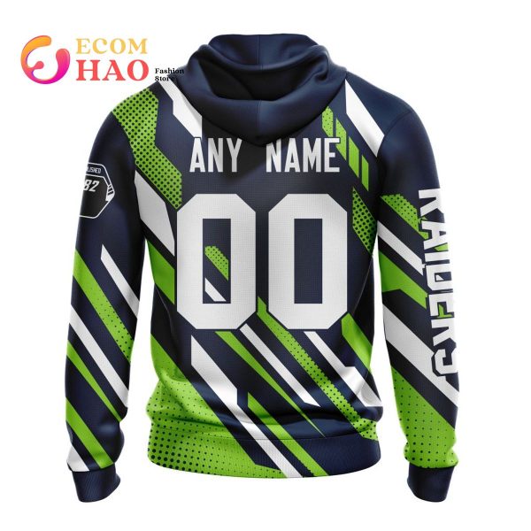 NRL Canberra Raiders Special MotoCross 3D Hoodie