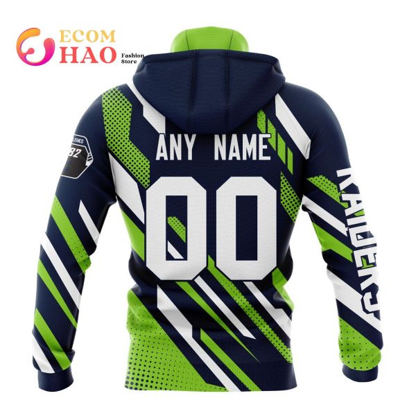 NRL Canberra Raiders Special MotoCross 3D Hoodie