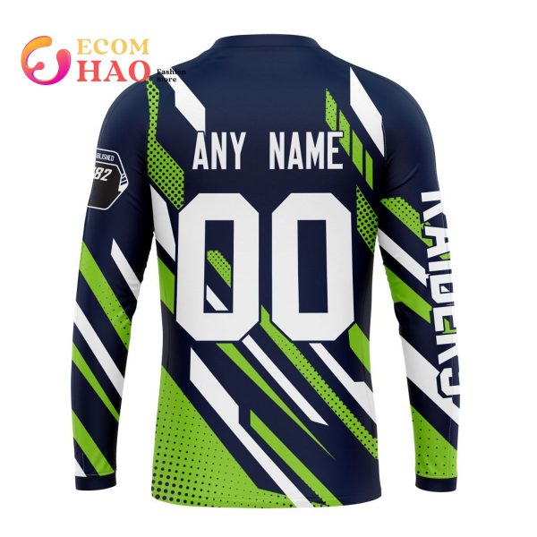 NRL Canberra Raiders Special MotoCross 3D Hoodie