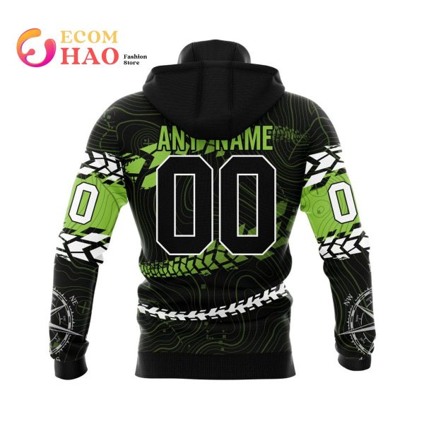 NRL Canberra Raiders Special Off Road 3D Hoodie