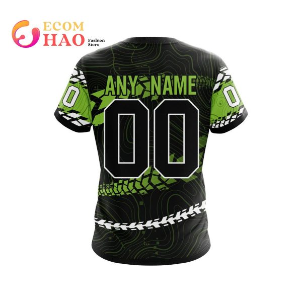NRL Canberra Raiders Special Off Road 3D Hoodie