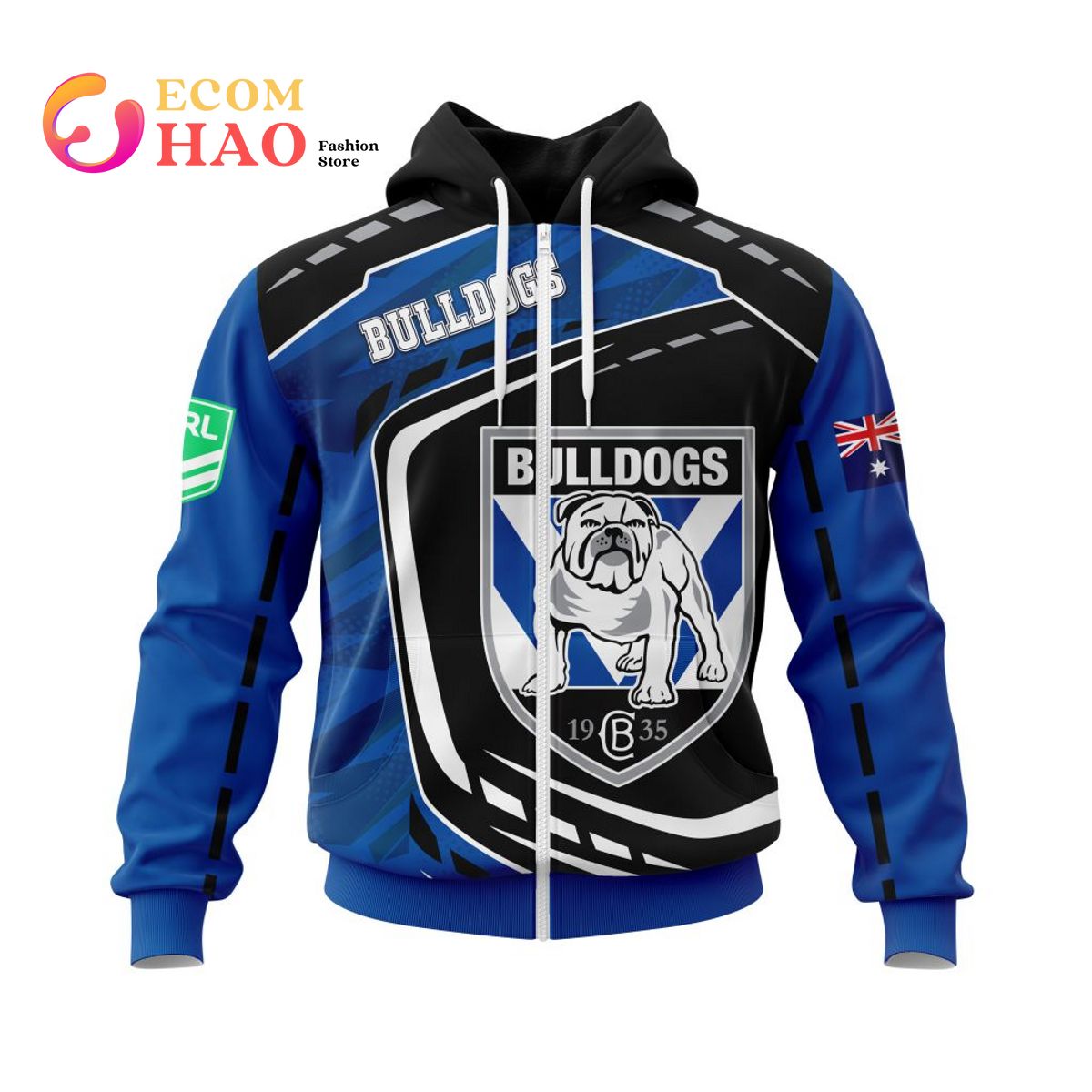 NRL Canterbury-Bankstown Bulldogs Specialized 2022 3D Hoodie