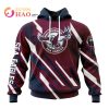 NRL Melbourne Storm Polynesian 3D Hoodie