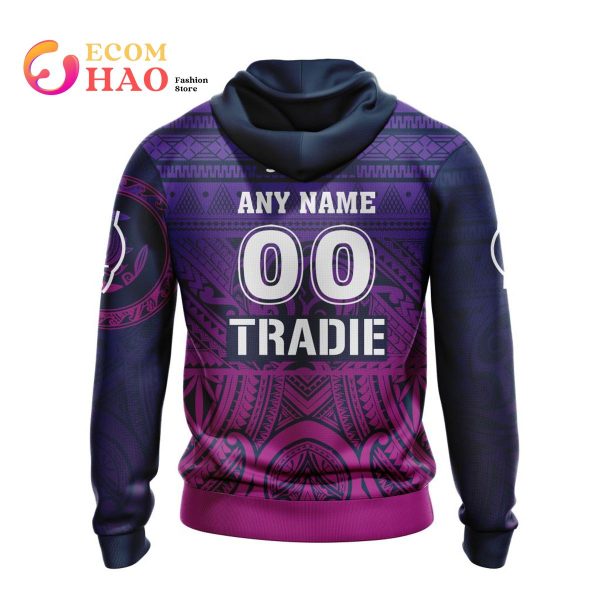 NRL Melbourne Storm  Incredible Multicultural Captain’s Run Kits 3D Hoodie