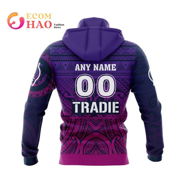 NRL Melbourne Storm  Incredible Multicultural Captain’s Run Kits 3D Hoodie
