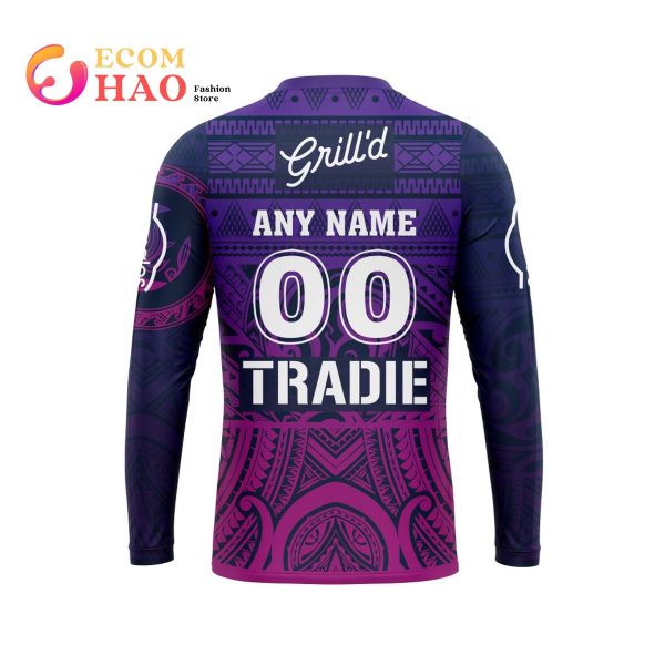 NRL Melbourne Storm  Incredible Multicultural Captain’s Run Kits 3D Hoodie