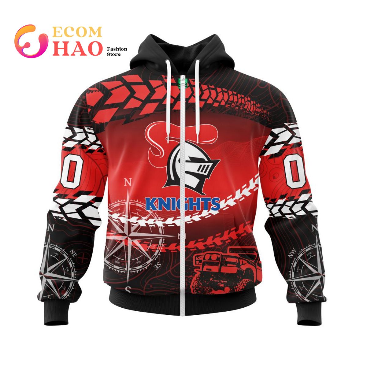 NRL Newcastle Knights Special Off-Road 3D Hoodie