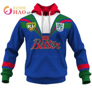 1995 Auckland New Zealand Warriors Rugby League Home 3D Hoodie