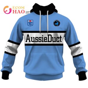 Cronulla Sharks 1988 ARL NRL Retro Heritage Classic 3D Hoodie