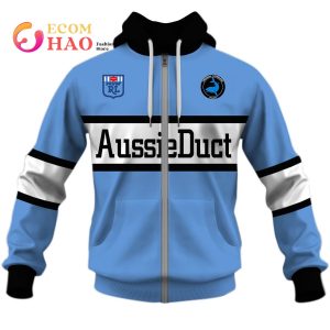 Cronulla Sharks 1988 ARL NRL Retro Heritage Classic 3D Hoodie