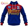 NORTH QUEENSLAND COWBOYS 1995 ARL NRL Vintage Retro Heritage 3D Hoodie