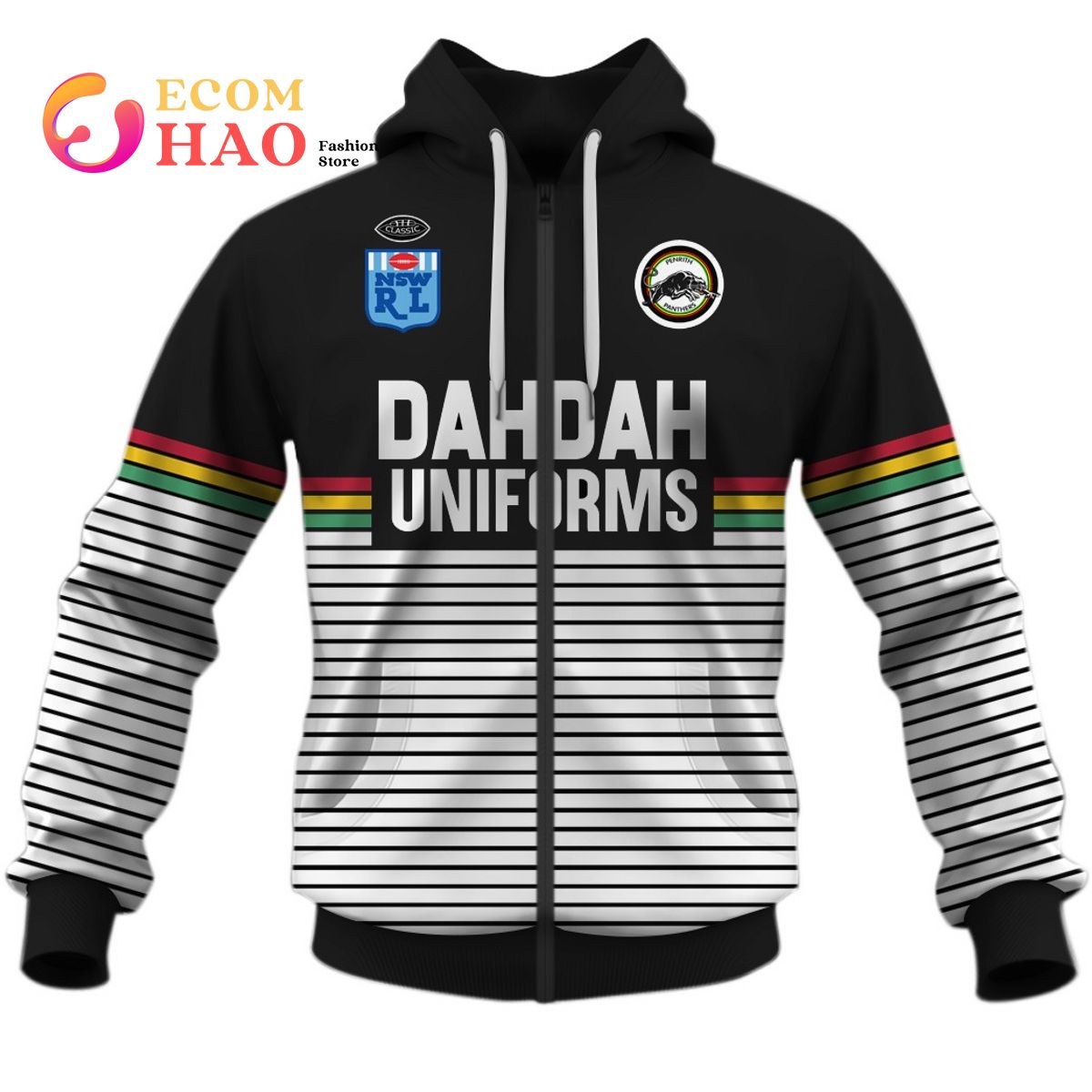 Penrith Panthers 1991 ARL NRL Vintage Retro 3D Hoodie