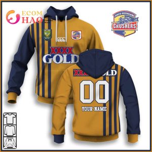 South Queensland Crushers 1995 RETRO RUGBY LEAGUE 3D Hoodie