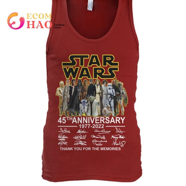 Star Wars 45th Anniversary 1977-2022 Thank You For The Memories T-Shirt