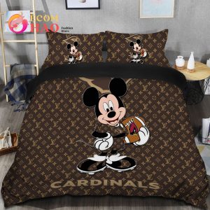 NFL Arizona Cardinals Bedding Set Mickey Louis Vuiton