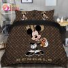 NFL Chicago Bears Bedding Set Mickey Louis Vuiton