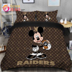 NFL Los Angeles Chargers Bedding Set Mickey Louis Vuiton