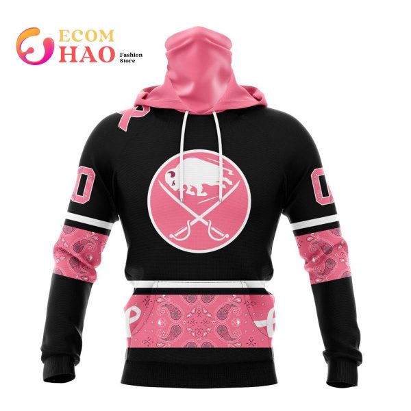 NHL Buffalo Sabres Specialized Design In Classic Style With Paisley! In October We Wear Pink Breast Cancer 3D Hoodie