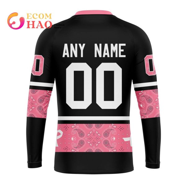 NHL Buffalo Sabres Specialized Design In Classic Style With Paisley! In October We Wear Pink Breast Cancer 3D Hoodie