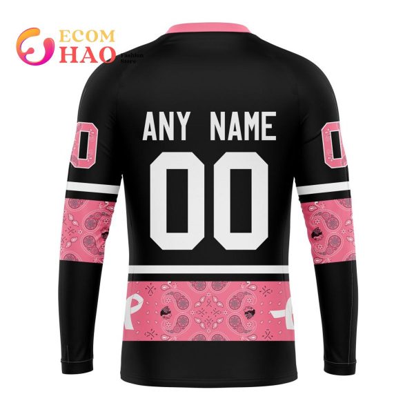 NHL Chicago BlackHawks Specialized Design In Classic Style With Paisley! In October We Wear Pink Breast Cancer 3D Hoodie