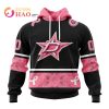 NHL Columbus Blue Jackets Specialized Design In Classic Style With Paisley! In October We Wear Pink Breast Cancer 3D Hoodie