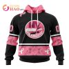 NHL New Jersey Devils Specialized Design In Classic Style With Paisley! In October We Wear Pink Breast Cancer 3D Hoodie
