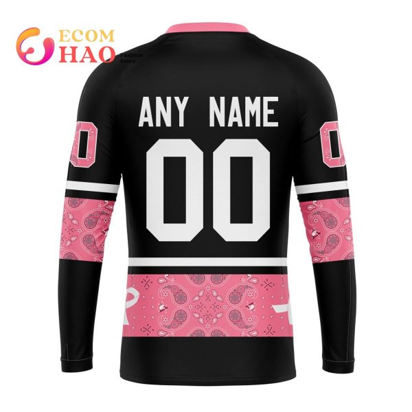 NHL Pittsburgh Penguins Specialized Design In Classic Style With Paisley! In October We Wear Pink Breast Cancer 3D Hoodie