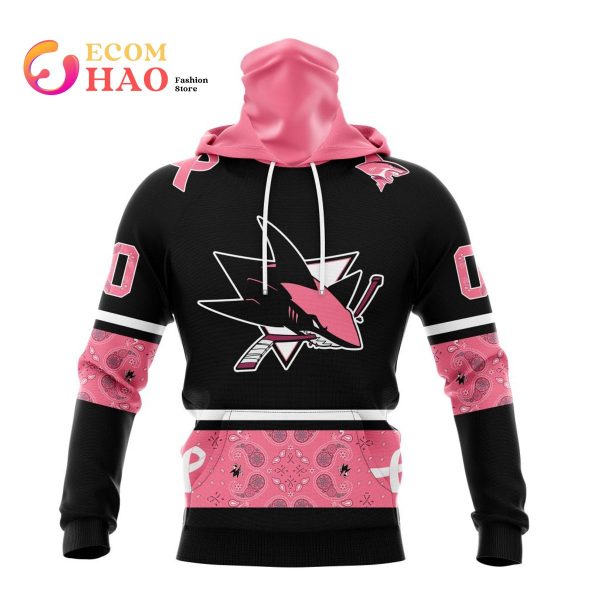 NHL San Jose Sharks Specialized Design In Classic Style With Paisley! In October We Wear Pink Breast Cancer 3D Hoodie