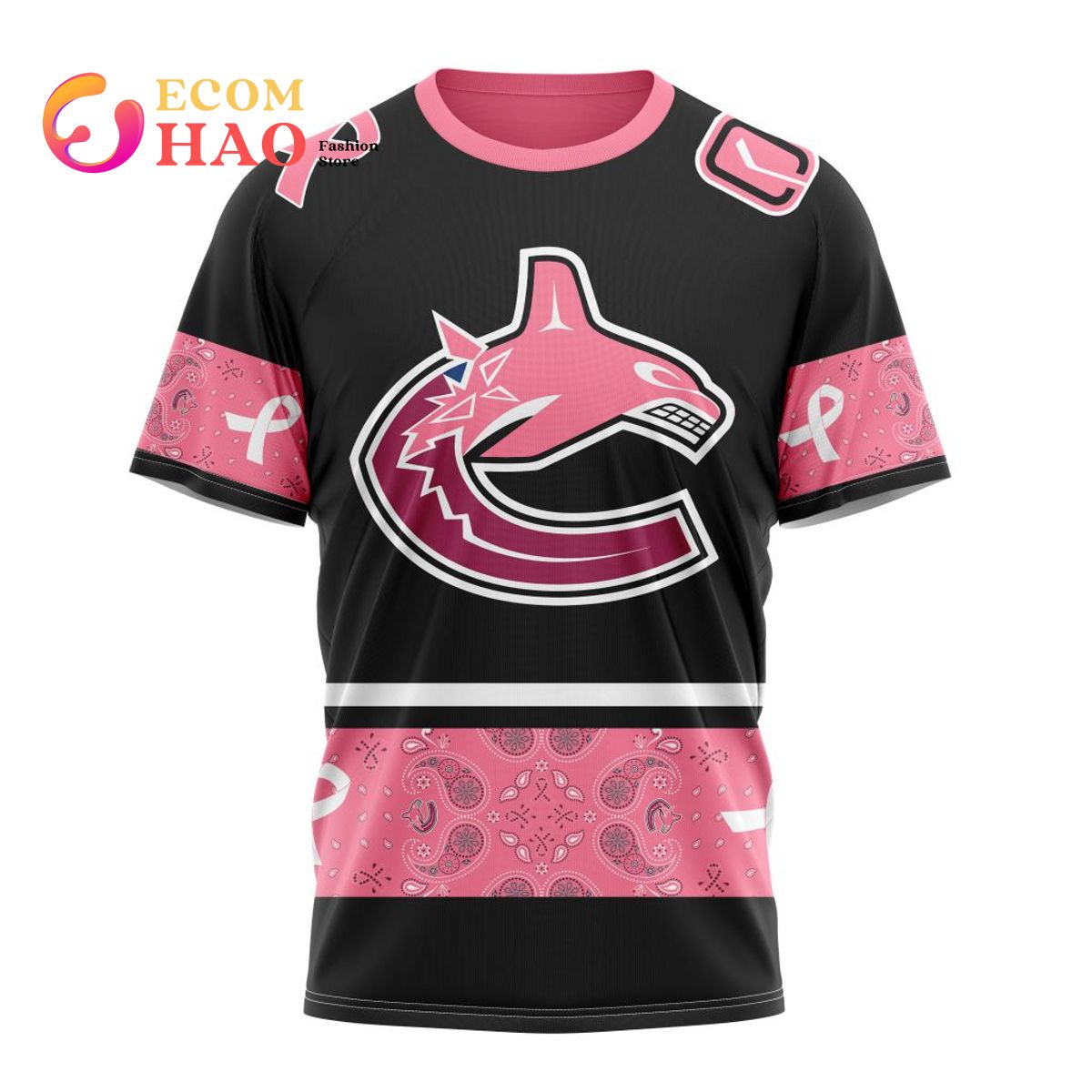 Personalized NHL Minnesota Wild Breast Cancer Awareness Paisley Hockey  Jersey - LIMITED EDITION