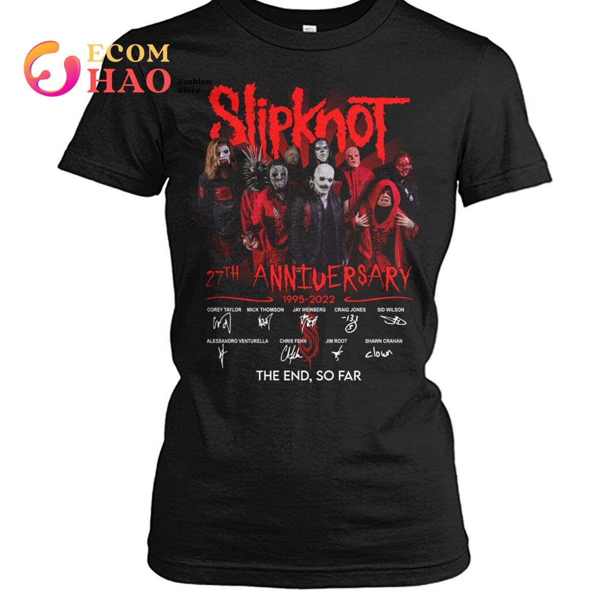 Slipknot 27th Anniversary 1995-2022 The End So Far T-Shirt