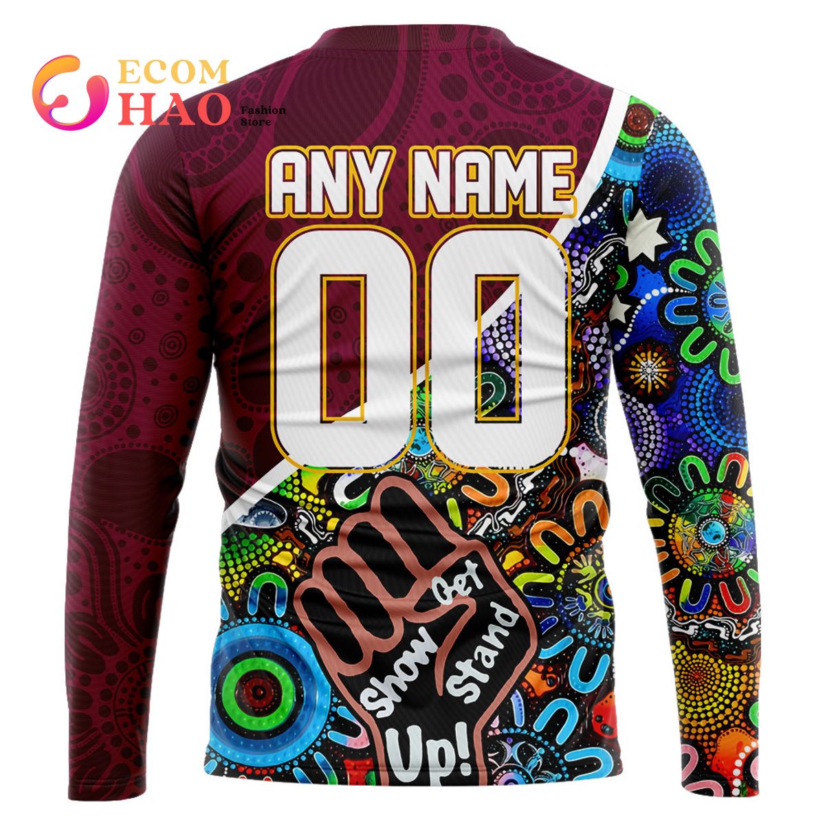 Brisbane Broncos Personalized Indigenous Naidoc 3D Hoodie