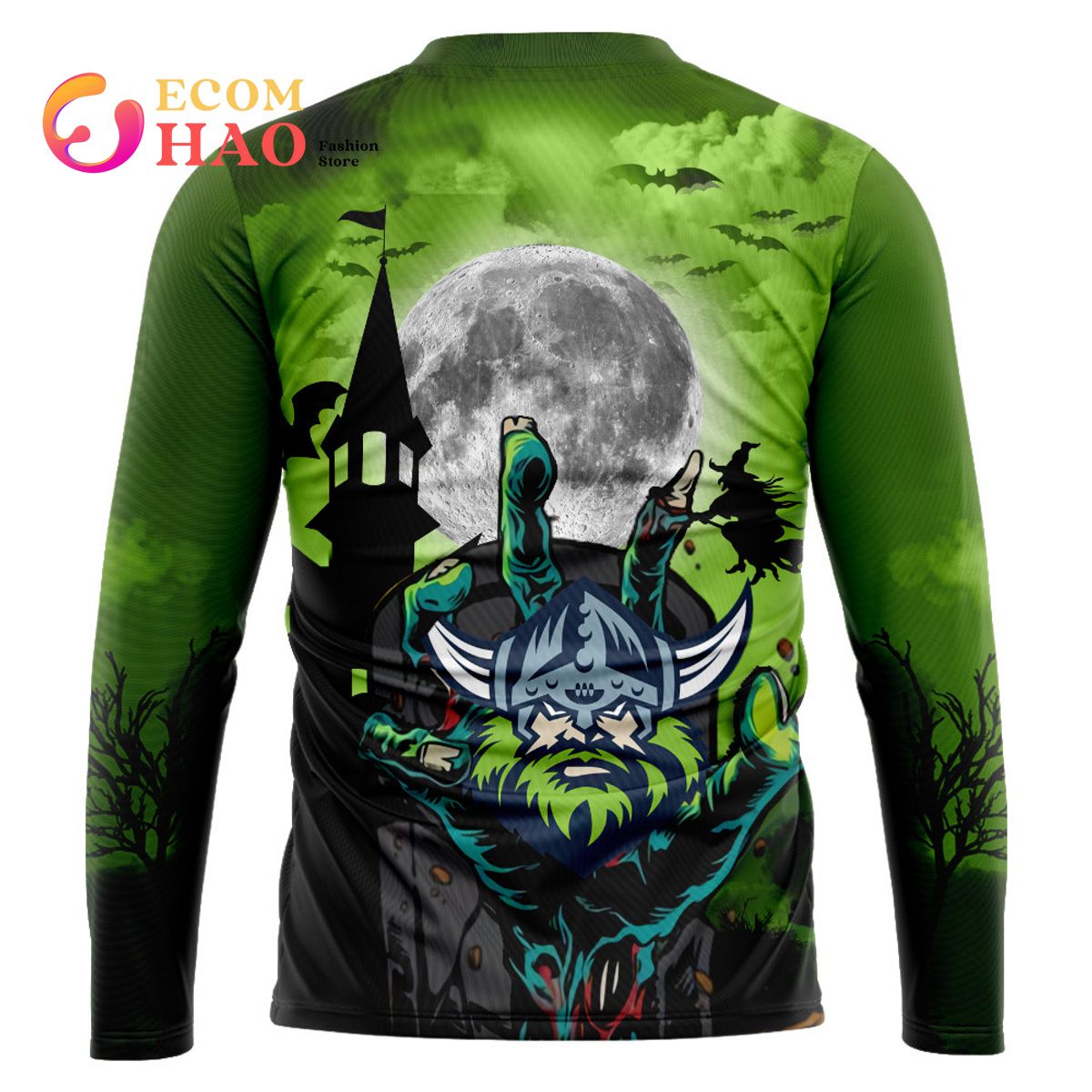 Canberra Raiders Halloween Is Coming 3D Hoodie