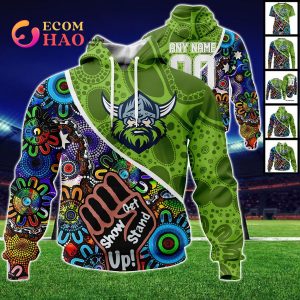 Canberra Raiders Personalized Indigenous Naidoc 3D Hoodie